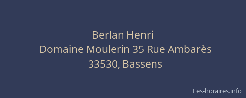 Berlan Henri