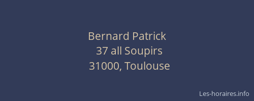 Bernard Patrick