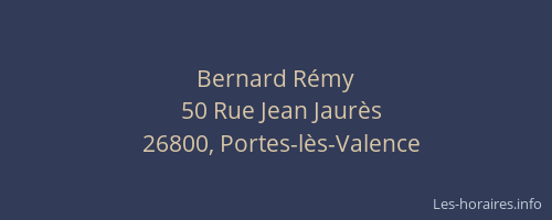 Bernard Rémy