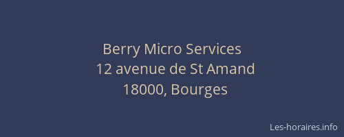 Berry Micro Services