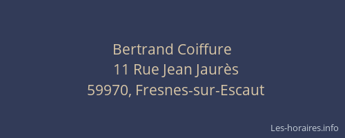 Bertrand Coiffure