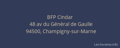 BFP Cindar
