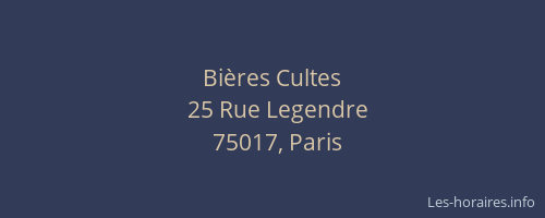 Bières Cultes