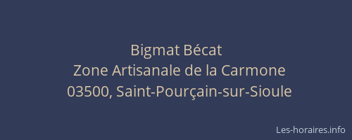 Bigmat Bécat