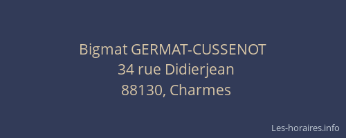 Bigmat GERMAT-CUSSENOT