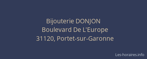 Bijouterie DONJON