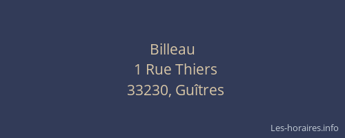 Billeau