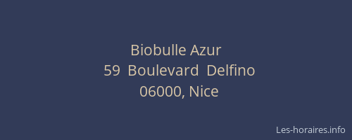 Biobulle Azur