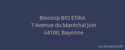 Biocoop BIO ETIKA