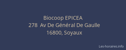 Biocoop EPICEA