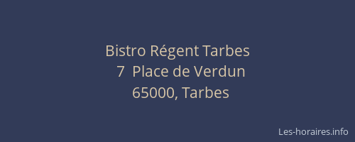 Bistro Régent Tarbes