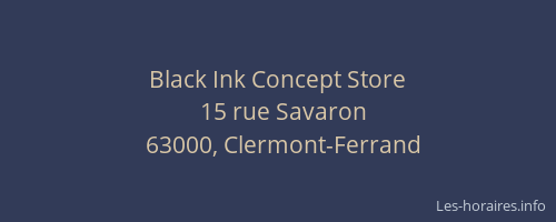 Black Ink Concept Store