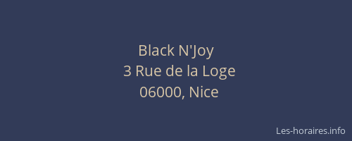 Black N'Joy