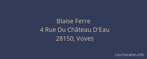 Blaise Ferre