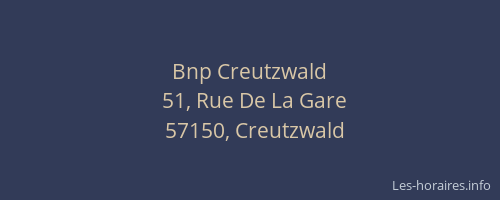 Bnp Creutzwald