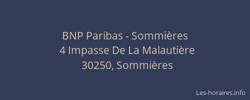 BNP Paribas - Sommières