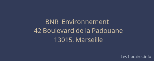 BNR  Environnement