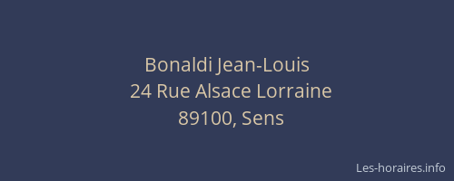 Bonaldi Jean-Louis