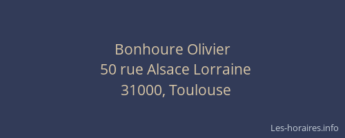 Bonhoure Olivier