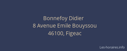 Bonnefoy Didier