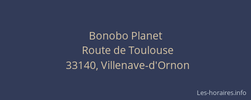 Bonobo Planet