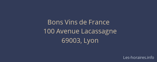 Bons Vins de France