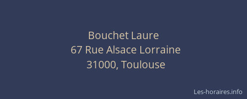 Bouchet Laure