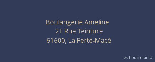 Boulangerie Ameline
