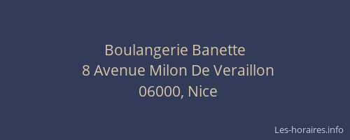 Boulangerie Banette