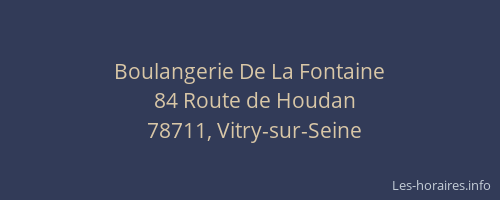 Boulangerie De La Fontaine