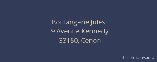 Boulangerie Jules