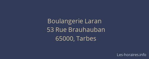 Boulangerie Laran