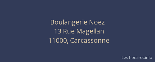 Boulangerie Noez