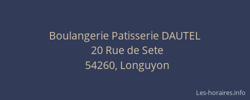 Boulangerie Patisserie DAUTEL