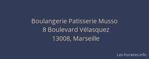 Boulangerie Patisserie Musso