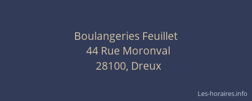 Boulangeries Feuillet