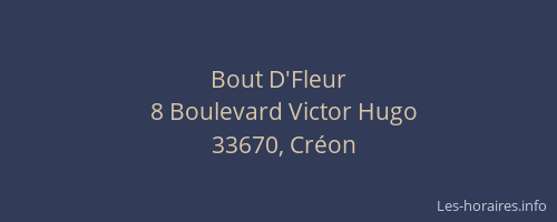 Bout D'Fleur