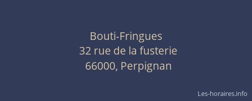 Bouti-Fringues