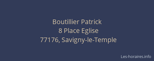 Boutillier Patrick