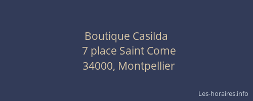 Boutique Casilda