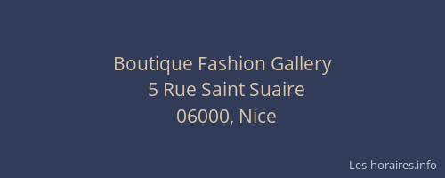 Boutique Fashion Gallery