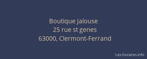 Boutique Jalouse