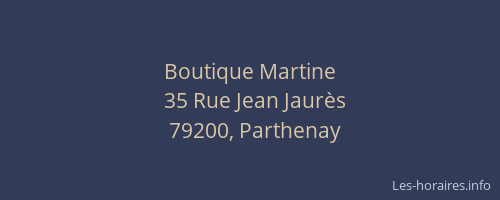 Boutique Martine