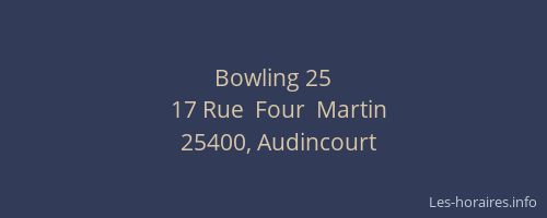 Bowling 25