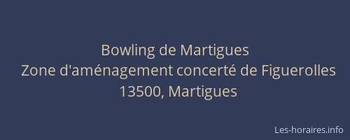 Bowling de Martigues