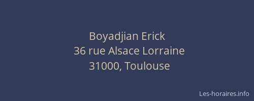 Boyadjian Erick