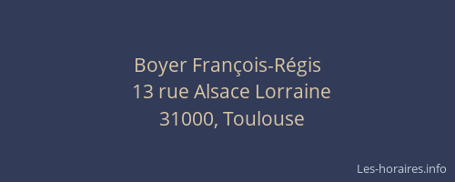 Boyer François-Régis