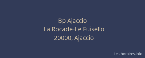 Bp Ajaccio