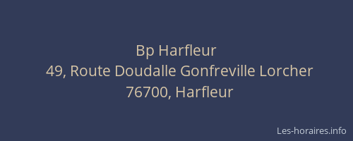 Bp Harfleur