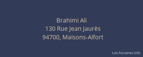 Brahimi Ali